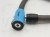 Zapięcie Accent Cable Lock główne zdjęcie wraz z logiem producenta Accent oraz widok na miejsce blokady, miejsce na kluczyk