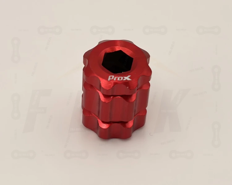 Klucz Do Nakrętki Hollowtech II Prox główne zdjęcie klucza wraz z widocznym logiem producenta Prox