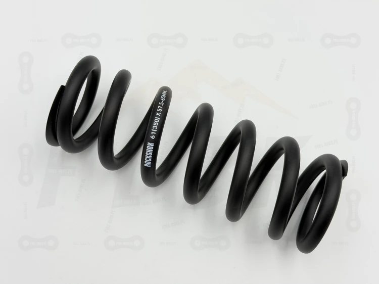 Sprężyna Rock Shox Metryczna Czarna o twardości LBS 350 i długości 57,5-65mm.