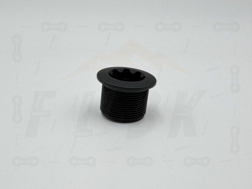 Nakrętka korby Shimano Hollowtech II FC-6800 główne zdjęcie nakrętki, widok od boku na nakrętkę