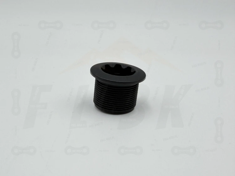 Nakrętka korby Shimano Hollowtech II FC-6800 główne zdjęcie nakrętki, widok od boku na nakrętkę