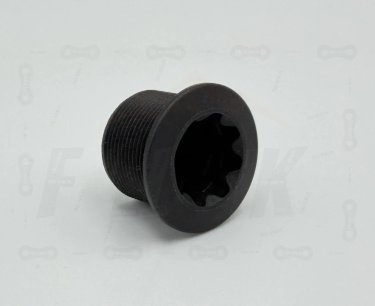Nakrętka korby Shimano Hollowtech II FC-6800 główne zdjęcie nakrętki, widok na front