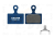 Klocki hamulcowe Shimano Ultegra, Dura Ace, XTR FD496 w kolorze niebieskim Road, kod produktu FD496G1455