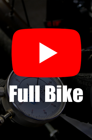 Logo youtube na tle centrownicy z zegarem. Pod logiem znajduje się napis Full BIke (nazwa kanału na youtube)